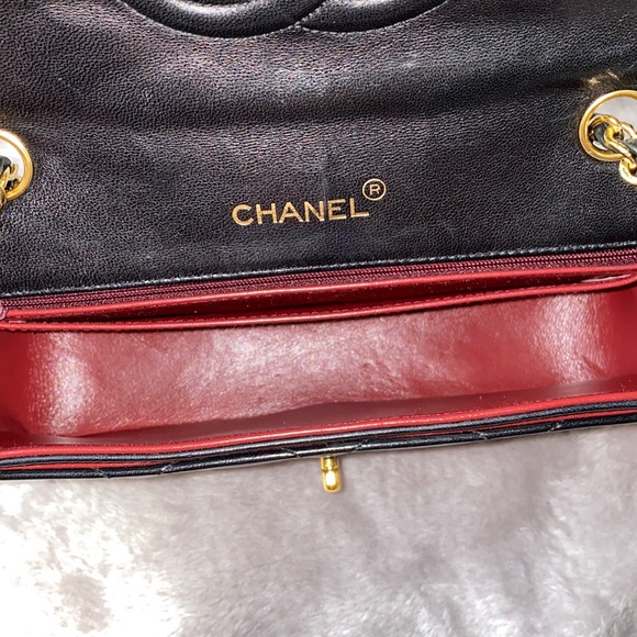 🔥🔥🔥Authentic Vintage Chanel Single Flap Shoulder Bag - Picture 13 of 16